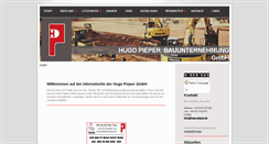 Desktop Screenshot of hugo-pieper.de